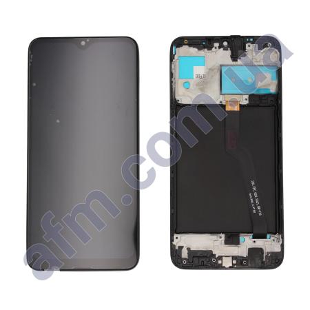 Дисплей Samsung M105 Galaxy M10 2019 чорний + рамка