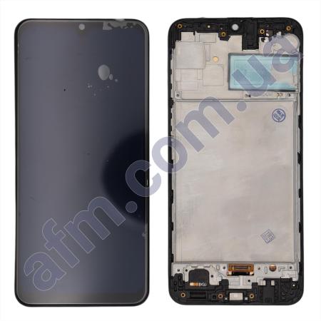 Дисплей Samsung M307F Galaxy M30s OLED чорний + рамка
