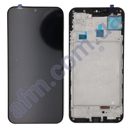 Дисплей Samsung M317 Galaxy M31s OLED (Small LCD) чорний + рамка