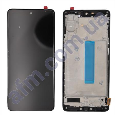 Дисплей Samsung M536 Galaxy M53 OLED (Small LCD) чорний + рамка