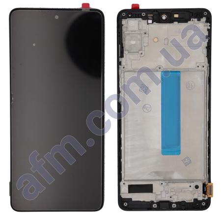 Дисплей Samsung M536 Galaxy M53 OLED чорний + рамка