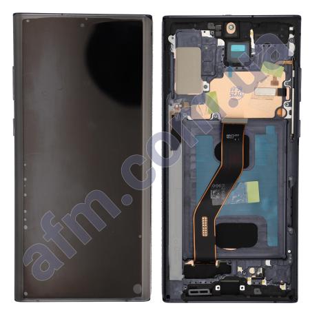 Дисплей Samsung N975 Galaxy Note 10 Plus OLED (Small LCD) чёрный + рамка