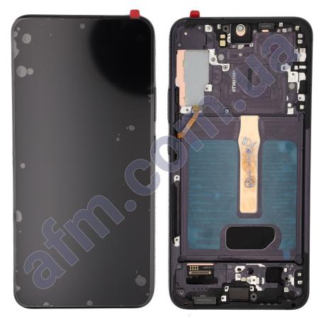 Дисплей Samsung S906B Galaxy S22 Plus OLED чорний + рамка
