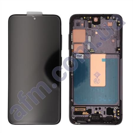 Дисплей Samsung S911B Galaxy S23 IPS чорний + рамка