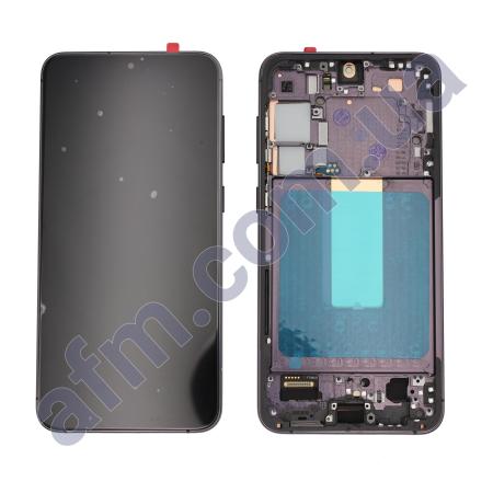 Дисплей Samsung S916B Galaxy S23 Plus OLED чорний + рамка!