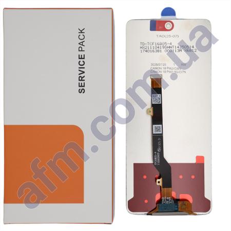 Дисплей Tecno Camon 19 (CI6n)/ Camon 19 Pro (CI8)/ 19 Pro 5G (CI7n) чорний оригінал в упаковці