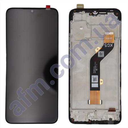 Дисплей Tecno Pop 5 LTE (BD4I) чорний + рамка