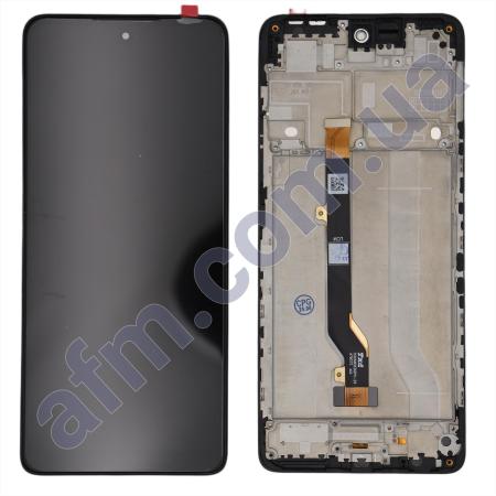 Дисплей Tecno Spark 10 Pro (KI7)/ Infinix Note 30 чёрный + рамка