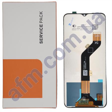 Дисплей Tecno Spark 8C (KG5n/ KG5K)/ Infinix Hot 12i чёрный оригинал в упаковке