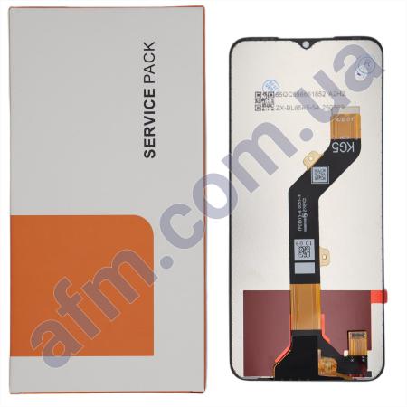 Дисплей Tecno Spark GO 2022 чорний оригінал в упаковці