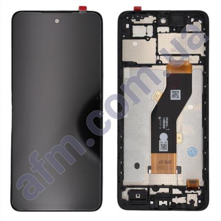 Дисплей Tecno Spark GO 2024 (BG6) чорний + рамка