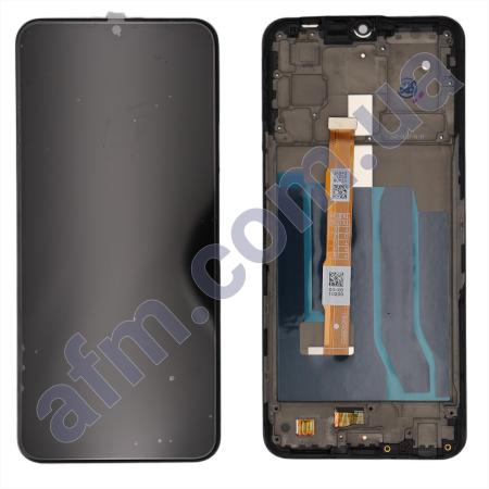 Дисплей Vivo Y52 5G/ Y53s 5G чорний + рамка!