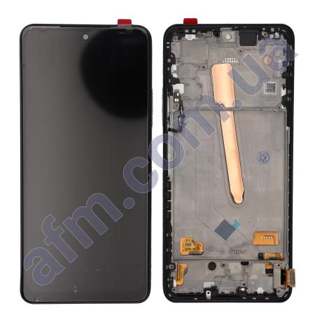 Дисплей Xiaomi Poco F3/ Mi11i/ K40 IPS чорний + рамка