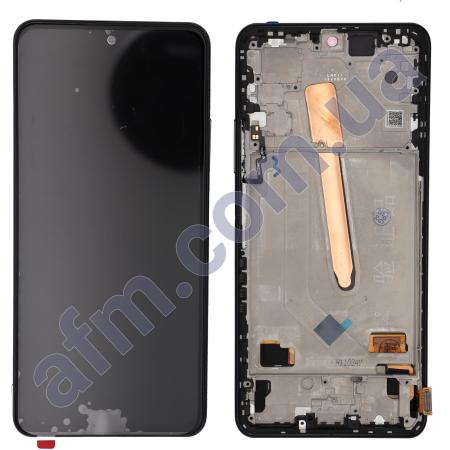 Дисплей Xiaomi Poco F3/ Mi11i/ K40 OLED чорний + рамка