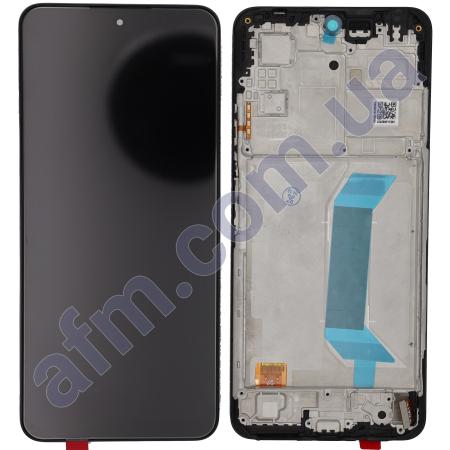Дисплей Xiaomi Poco X5 5G/ Redmi Note 12 5G/ Note 12 China OLED чорний + рамка