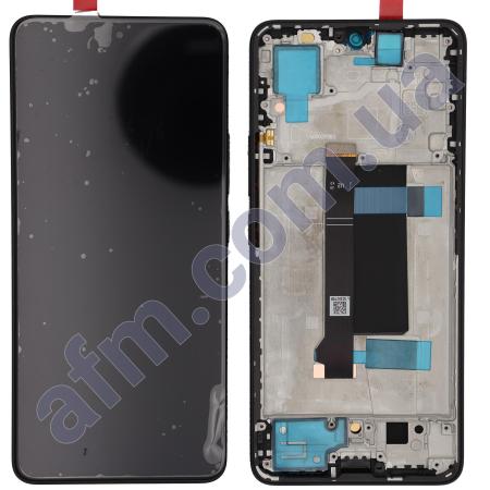 Дисплей Xiaomi Poco X6 5G/ Redmi Note 13 Pro 5G OLED чорний + рамка