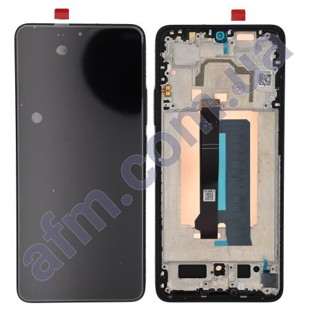 Дисплей Xiaomi Poco X6 Pro 5G AMOLED чорний + рамка