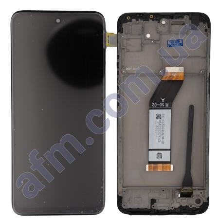 Дисплей Xiaomi Redmi 10 Prime 2021 чорний + рамка