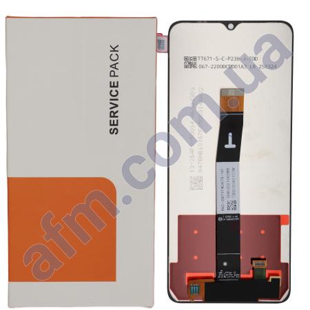 Дисплей Xiaomi Redmi 12C/ Redmi 11A/ Poco C55 чорний оригінал в упаковці