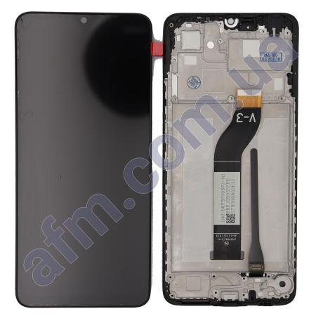 Дисплей Xiaomi Redmi 13C/ Poco C65 чорний + рамка