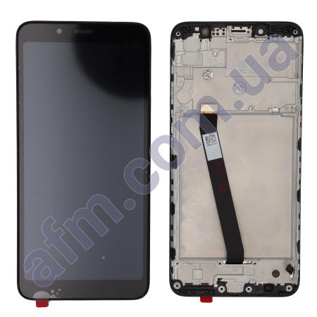 Дисплей Xiaomi Redmi 7A чорний + рамка