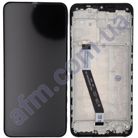 Дисплей Xiaomi Redmi 9/ Redmi 9 Prime/ Poco M2 чорний + рамка