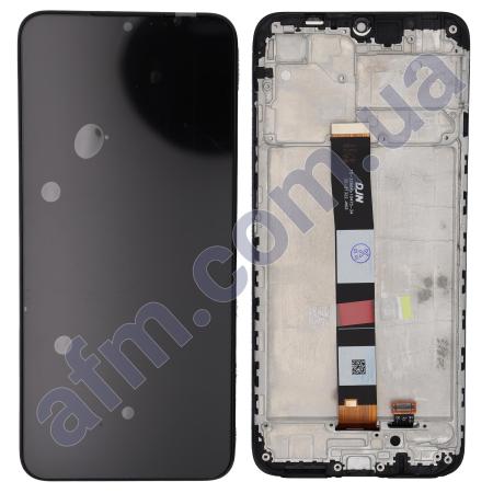 Дисплей Xiaomi Redmi 9A/ Redmi 9C/ Poco C3 чёрный + рамка