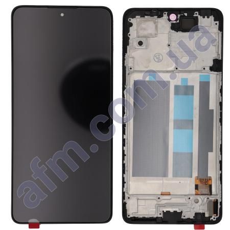 Дисплей Xiaomi Redmi Note 10 Pro 4G/ Note 10 Pro Max/ Poco X4 Pro OLED чёрный + рамка