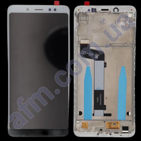 Дисплей Xiaomi Redmi Note 5/ Redmi Note 5 Pro белый + рамка