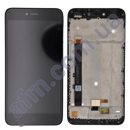 Дисплей Xiaomi Redmi Note 5A Prime/ Redmi Y1 3/ 32 4/ 64 Gb чёрный + рамка!