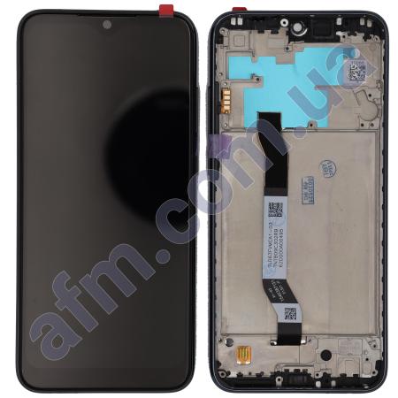 Дисплей Xiaomi Redmi Note 8T чёрный + рамка