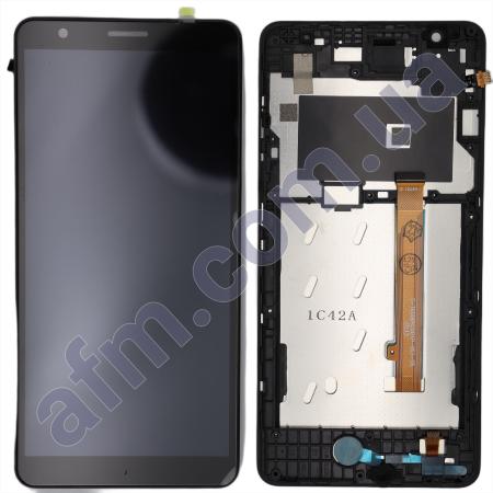 Дисплей ZTE Blade A31 Plus 2021 чорний + рамка!