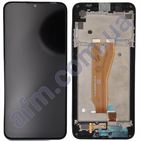 Дисплей ZTE Blade A53 чорний + рамка!
