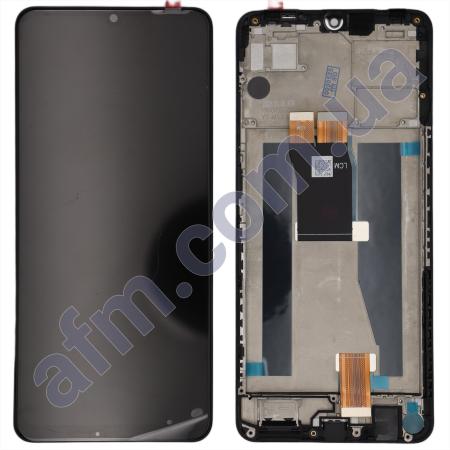 Дисплей ZTE Blade V50 Vita чорний + рамка
