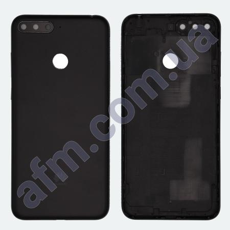 Задня кришка Huawei Y6 2018/ Honor 7A Pro 5.7/ 7C 5.7/ Y6 Prime 2018 чорна + Скло камери