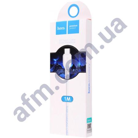 USB кабель Hoco X20 Flash Type-C (1000mm) білий