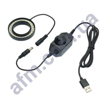 Кольцевая подсветка для микроскопов Aida LED-26 с регулеровкой серии XTX USB 5V