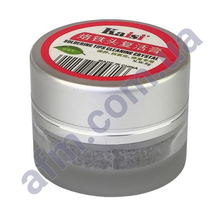 Очищувач тиснув паяльника Kaisi Soldering Tips Cleaning Crystal 8гр (очистка кислотной пастой)