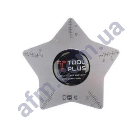 Карта металева QianLi зірка пятиугольная (для розбирання телефонів)