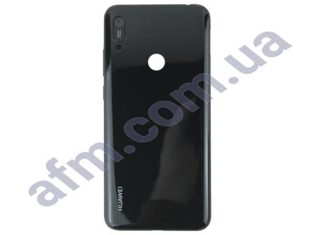 Задня кришка Huawei Y6 2019 (MRD-LX1)/ Y6 Prime 2019 чорна + Скло камери