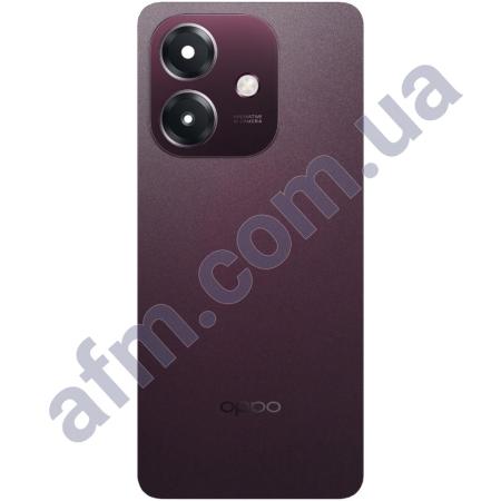 Задняя крышка Oppo A3x 4G бордовая Nebula Red + стекло камеры
