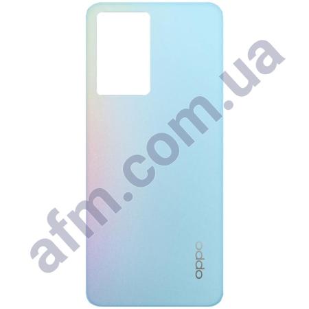 Задняя крышка Oppo A57s голубая