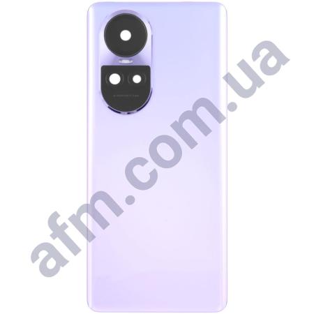 Задняя крышка Oppo Reno 10 голубая + стекло камеры