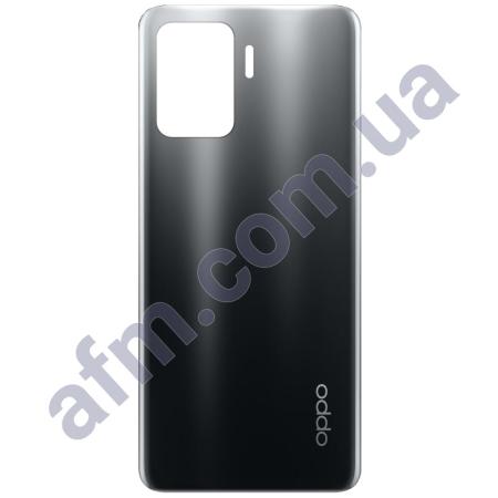 Задняя крышка Oppo Reno 5 Lite чёрная Fluid Black