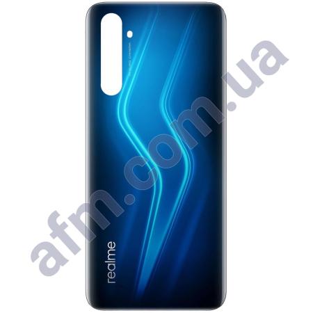 Задняя крышка Realme 6 Pro синяя Lightning Blue