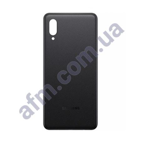 Задняя крышка Samsung A022 Galaxy A02 чёрная Black