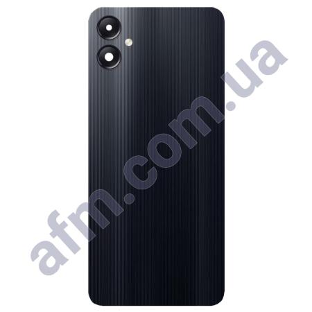 Задняя крышка Samsung A055 Galaxy A05 чёрная + стекло камеры