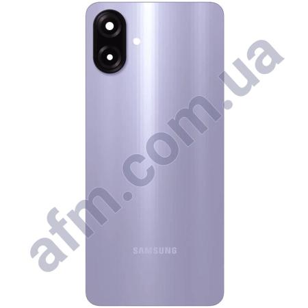 Задняя крышка Samsung A075 Galaxy A07 4G фиолетовая + стекло камеры