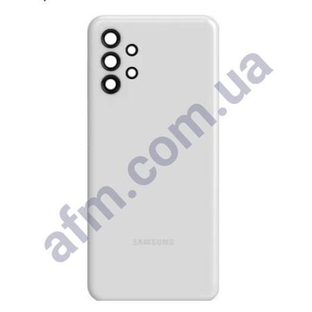Задня кришка Samsung A135 Galaxy A13/ A137 біла + Скло камери