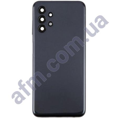 Задняя крышка Samsung A135 Galaxy A13/ A137 чёрная Black + стекло камеры